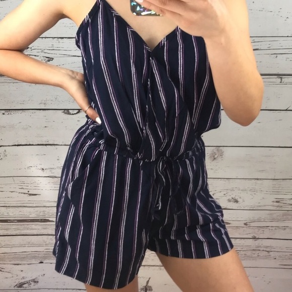 Banana Republic stripe short romper - Picture 6 of 8